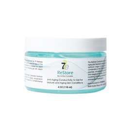 Gel conductor restaurador de 4 oz, complejo bioactivo para microcorriente - extracto de té verde, péptidos de colágeno, cuidado de la piel facial, antienvejecimiento y reafirmante de la piel