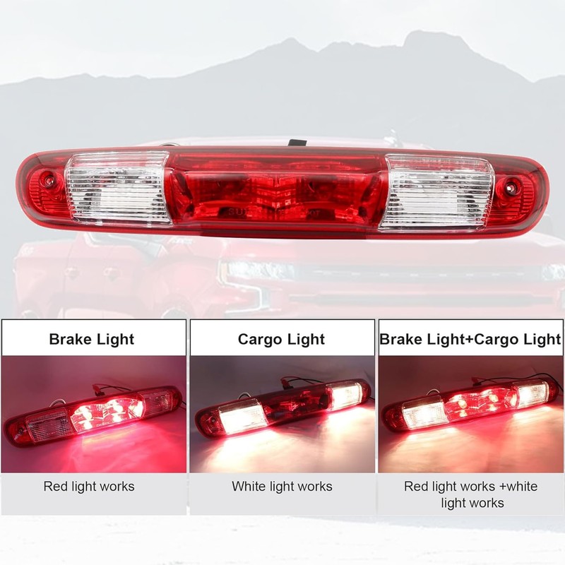 FZJDSD 3rd Third Brake Light High Mount Stop Light and