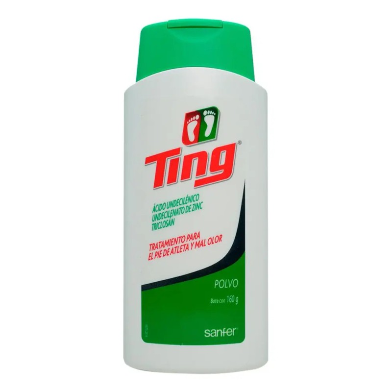 Talco Antimicótico para Pies – Uso Diario 160g Ting
