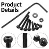 1260-Piece M2 Screws Set, Allen Screws Nuts Set, Cylinder Head
