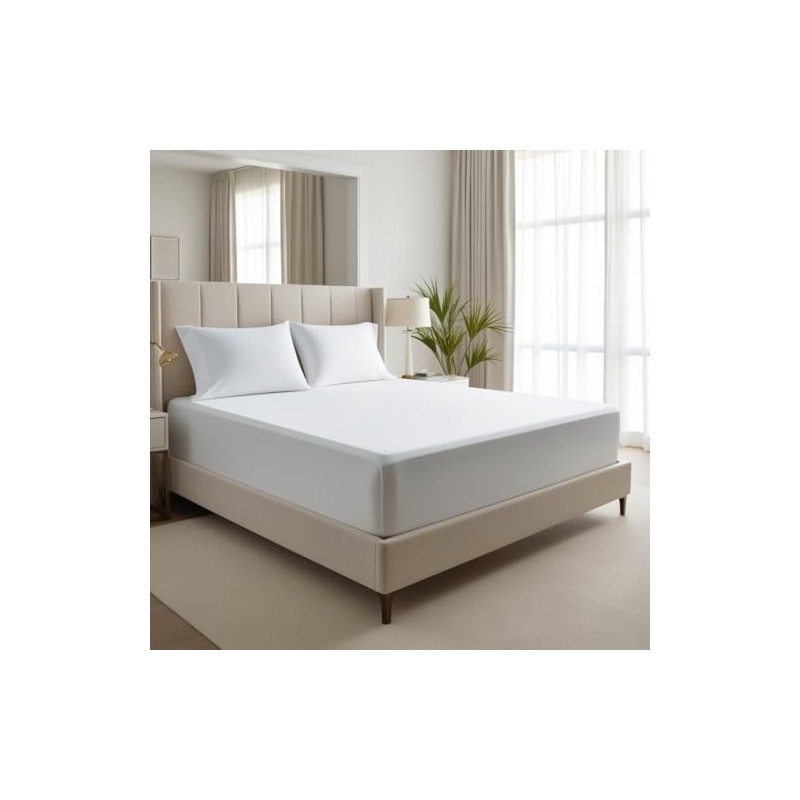 200 Thread Count 100% Egyptian Cotton Fitted Sheet - Extra