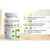 Vitamina K2 Mk-7 200mcg 240 Softgels Premium Eg T76 Sabor