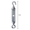 10 x Heavy Duty Galvanised Turnbuckle Strainer M5 Hook Eye