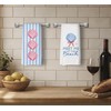 Coastal Preppy Beach Seashell Kitchen Dish Towels Dishcloth 16x24 Inches,