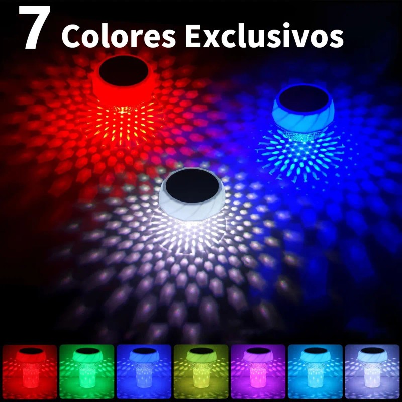 Luces Para Alberca,flotador Solar Cloro Piscina,accesorios