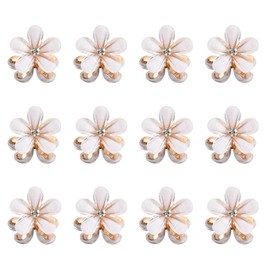 Pinzas para el Cabello, Mini Pinzas para el pelo de Flores, Pinzas de Garras para el Pelo, Horquillas Pequeñas Pelo Mujer para Mujeres Niñas Fiestas Bodas Cumpleaños