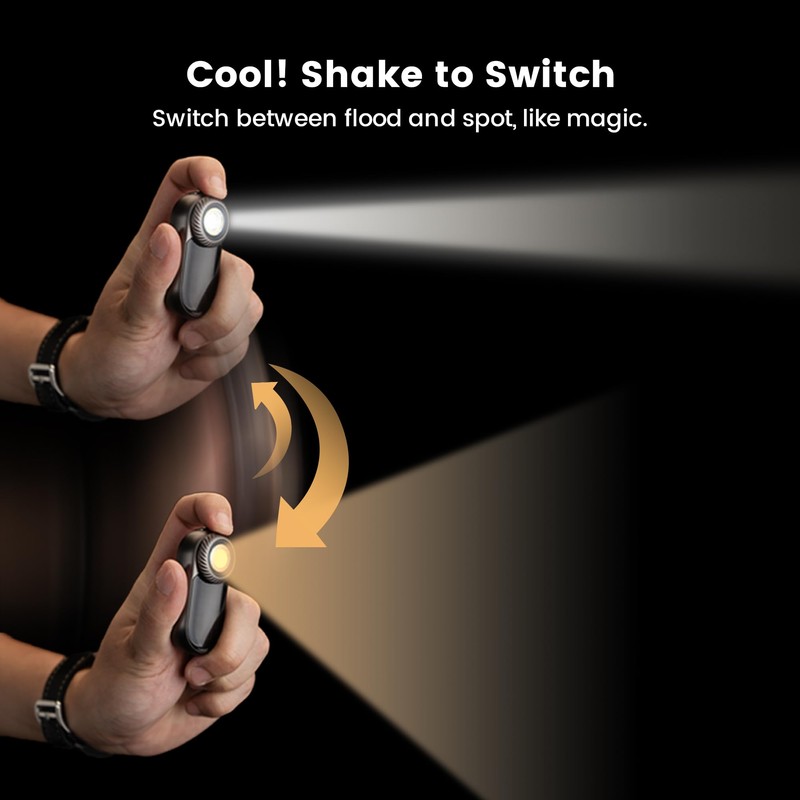 LOOP GEAR LOOPDOT EDC Flashlight with Protective DotCase | Rechargeable