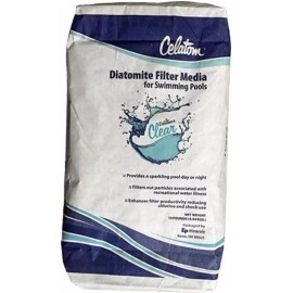 Celatom Diatomaceous Earth DE Pool Filter Aid–Pool & Spa Filtration-25 Lbs
