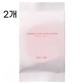 Re:NK Pink Radiance Glow Cover Cushion Refill 15g, 010 Light (No. 17~19), 2 pcs. / 리엔케이 핑크 래디언스 글로우 커버쿠션 리필 15g, 010 라이트(17~19호), 2개