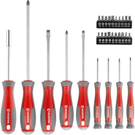 INTERTOOL 29pcs Screwdriver Set, Magnetic Phillips and Slotted Tips, Fastening and Loosening Screws VT08-3329