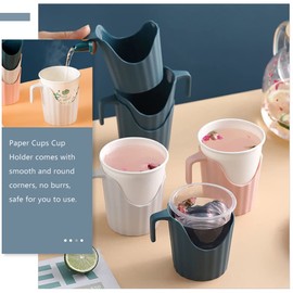 Insulated Cup Holder Paper Cup Holder Tumbler Coffee Mugs with Handle Drinking Cups Holder Hot Cup Holder Coffee Cup Sleeves Office for Water Milk Tea Tumblers