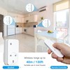 SURNICE Remote Control Plug Socket, 13A/3000W Wireless Remote Light Switch,