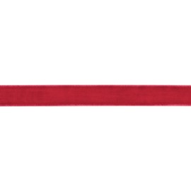 American Crafts Cinta de terciopelo de 1/2 pulgada, carrete de 3 yardas, rojo