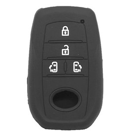 Sienta Key Cover 4 Buttons for Toyota Smart Key Case New Key Case Noah 90 Series New Voxy Voxy NOAH 90 Series Toyota Car, Black