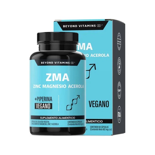 Zinc Magnesio Acerola (zma) | Con Piperina (pimienta Negra) Para