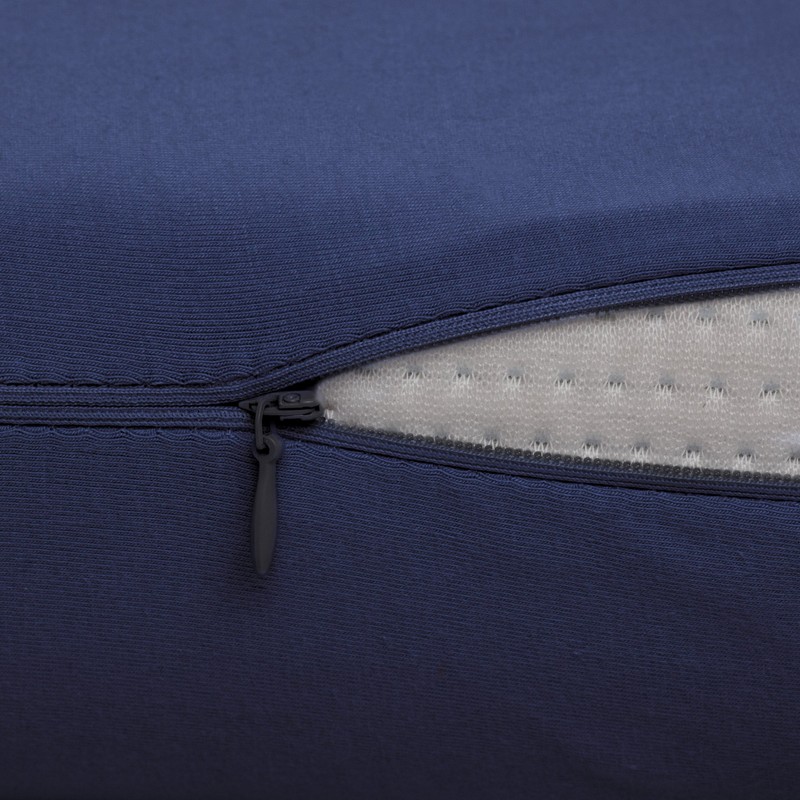 High-quality cushion cover double pack (set of 2, night blue