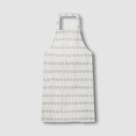 JAJU [JAJU] Drawing Dot Cotton Apron_90_Ivory