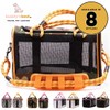 Buddy's Best Airline Approved Pet Carrier – Black & Orange