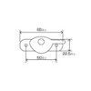 Nakanishi Industrial Crescent Lock DC-320N(L) 00094022-001 11(L)