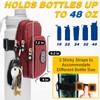 Gym Water Caddy with Phone Holder, Water Bottle Sleeve Bag