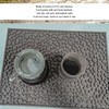Coffee Bar Mat PVC Silicone Non Slip Rectangular Heat Resistant