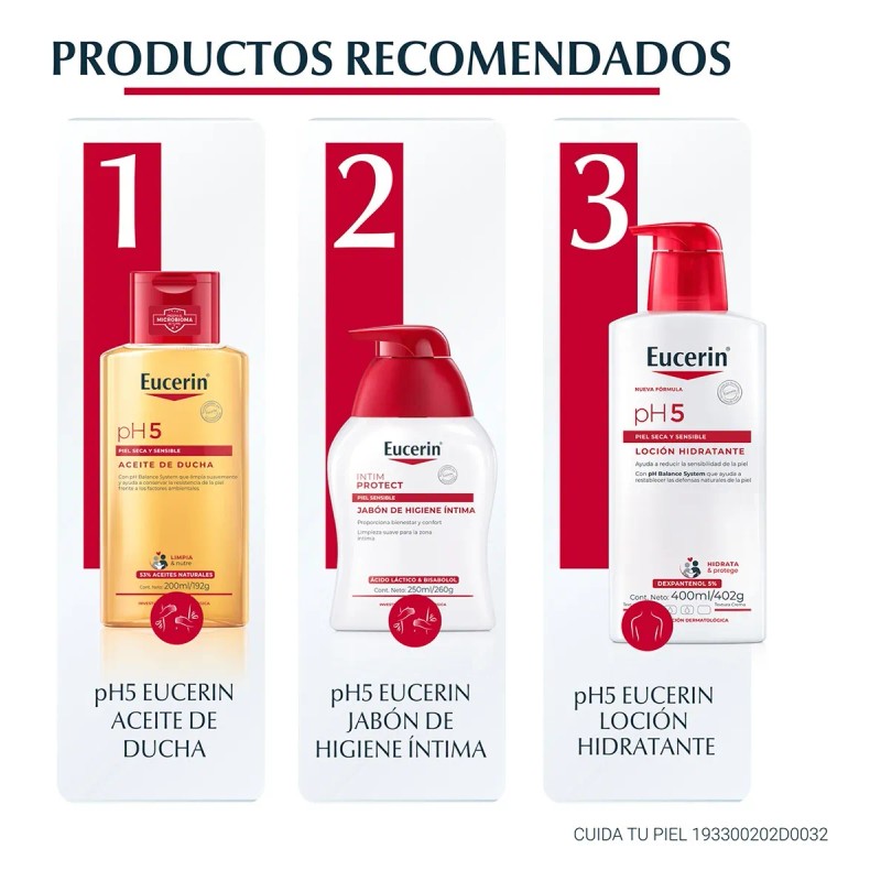 Loción Corporal Eucerin Ph5 400ml Hidratante Fluido Neutra
