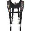 WELKINLAND Heavy-Duty Canvas Tool Belt Suspenders, Padded Tool Belt Suspender,