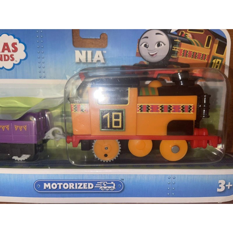Fisher-Price Thomas and Friends Motorized Railway Nia Train Engine New