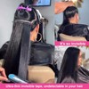 Yaki straight Tape in Extensions Human Hair 60pcs 18 Inch