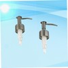 LABRIMP 2pcs Stainless Steel Lotion Pump Heads Press Pump Bottle