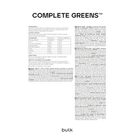 Bulk Complete Greens Powder, Mixed Berry, 500 g