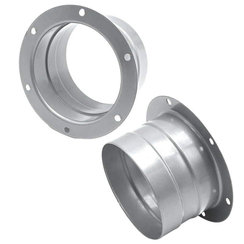 ZUDKSUY 3 Inch Duct Connector Flange, Straight Pipe Flange Connector，2