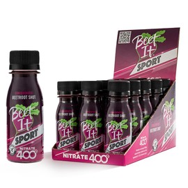 BEET IT Sport Pro-Elite Shot, 15 Shots, 400mg Dietary Beet Nitrates, Non-GMO Certified, Nitric Oxide Booster, High Nitrate Beet Juice for Stamina and Recovery