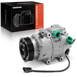A-Premium Air Conditioner AC Compressor with Clutch Compatible with Hyundai Genesis 3.8L 2014-2016, Genesis G80 3.8L 2017, G90 3.3L 2017-2019