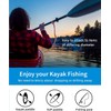 OCEANBROAD Kayak Paddle Leash with D-Ring Stretchable Bungee Strap Lanyard