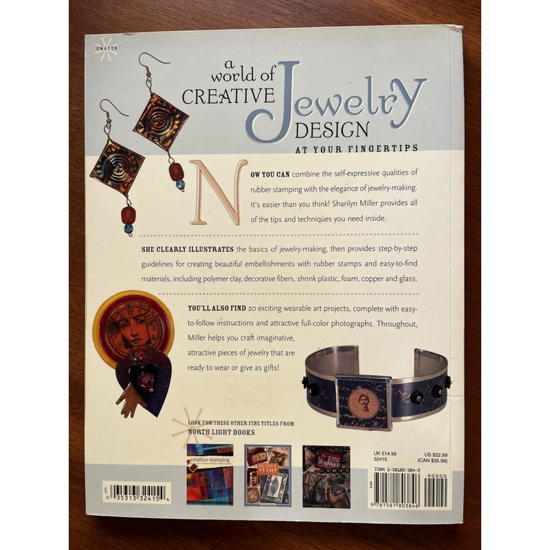 Rubber Stamped Jewelry