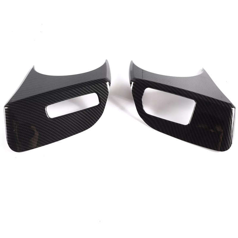 Ynei ABS Carbon fiber Window Lift Panel Cover trim Set