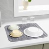 Silicone Dish Drying Mat, Heat-Resistant Silicone Mat, Non-Slip Easy Clean