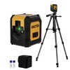 Laser Level with 40” Tripod,100Ft Self-Leveling Green Beam Horizontal and
