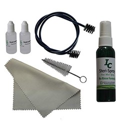 Instrument Clinic Tuba Care Kit, Valve Oil, Cleaning Snake, Mouthpiece Brush, Polishing Cloth, Mouthpiece Cleaner, Anti-Tarnish Packets