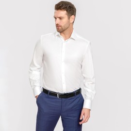 GoGou Mens Leather Belts, Black Belts for Men Adjustable Men's Belts Leather for Suits，Jeans, Casual & Business(waist 37"-40")