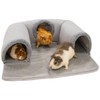 Lfokd Guinea Pig Hideout Tunnel with Cool Bed for Bunny