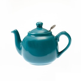 LONDON POTTERY Farmhouse Teapot for 2 Cups, Aqua
