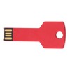Red USB Flash Drive Aluminum Alloy Key Shape Memory U