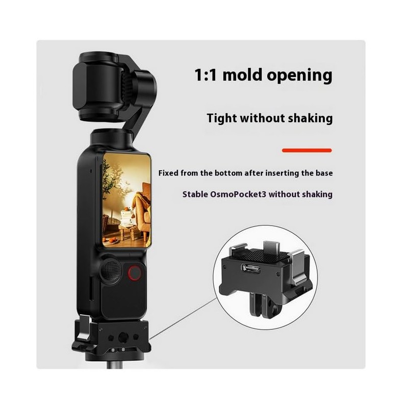 Osmo Pocket 3 Adapter Mount, Charging Base, Mount Adapter, Includes