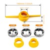 NestNook 6 Pcs NPT Die Thread Maker Tool Kit for