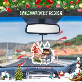 Linyuthia 24 Pcs Scented Hawaiian Christmas Hanging Ornaments Mele Kalikimaka Beach Palms Tree Tropical Christmas Car Air Fresheners Bulk Luau Christmas Tree Decoration for Home Xmas Holiday Gifts