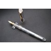 czxwyst 659 Double Nibs Fountain Pen (Transparent with Golden Clip)