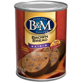 B&M B&M Brown Bread, Raisin, 16 Ounce (Pack of 12)