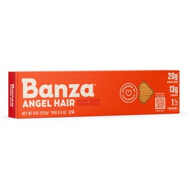 BANZA Pasta Angel Hair Chickpea, 8 OZ